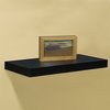 Hds Trading 18 MDF Floating Shelf, Black ZOR95886